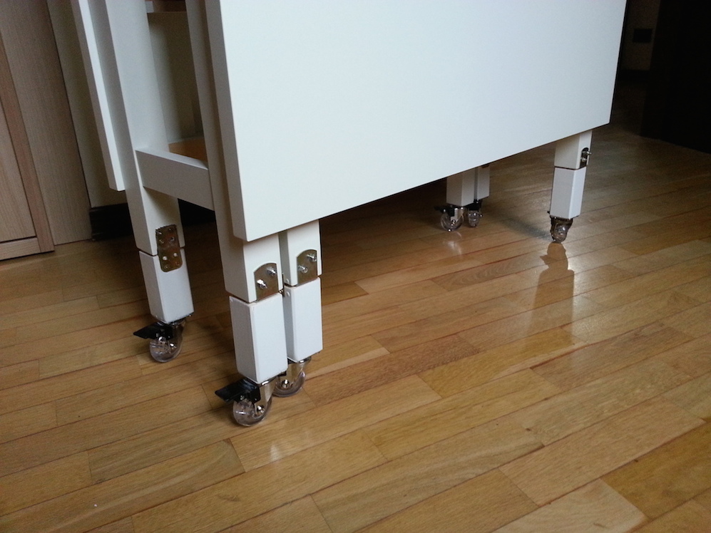 leg extensions with casters